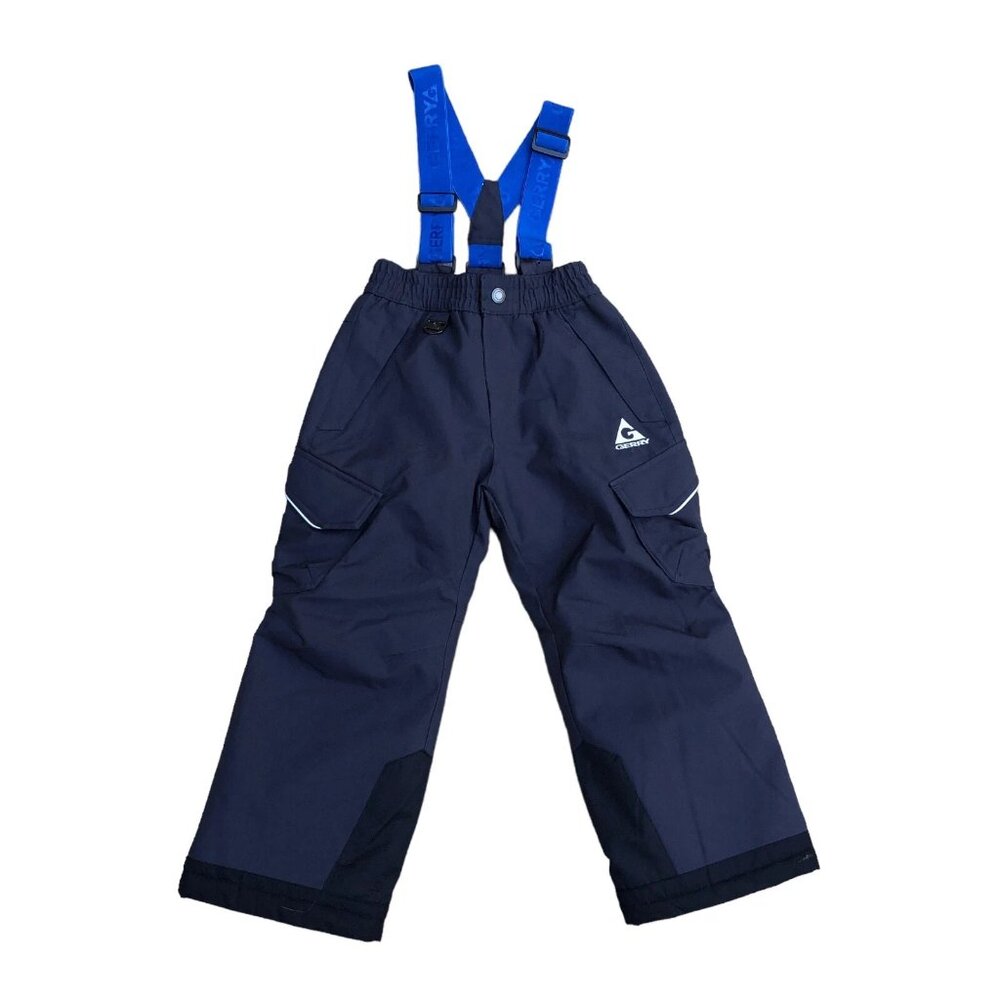 GERRY Snow Suit Bib One Piece XS 5/6 Boys Kids Overalls Waterproof Snowboard Ski